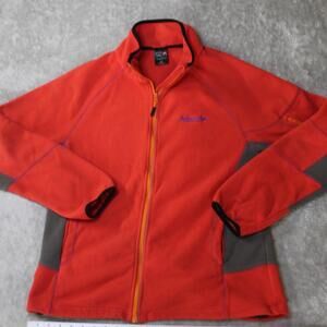 Outfitter Trading Co. Jacket Womens XL Red Performance Fleece Full Zip Pockets